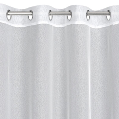 FIRANA DELIKATNA NA PRZELOTKACH 350X250 CM BIAŁA