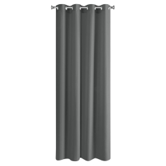 Matowa zasłona jednokolorowa 140X250 CM GRAFITOWY