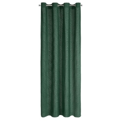 ZASŁONA WELUR VELVET PRZELOTKI 140X250 ZIELONA