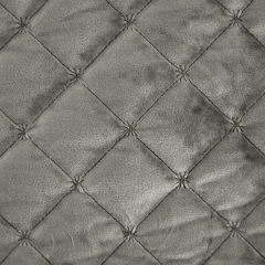 170X210 CM BEige quilted velvet bedspread