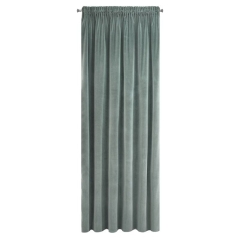 MATOWA ZASŁONA VELVET TAŚMA 140X270 CM MIĘTOWY