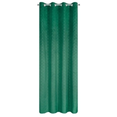 ZASŁONA WYTŁACZANA PRZELOTKI WELUR 140X250 ZIELONA