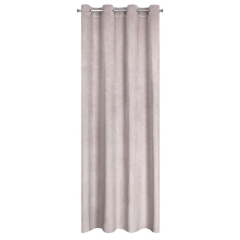 ZASŁONA WYTŁACZANA PRZELOTKI WELUR 140X250 PUDROWA