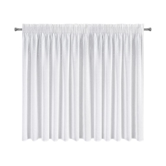 FIRANA GOTOWA NADINE NA TAŚMIE 400X145 CM BIAŁa