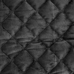 NARZUTA PIKOWANA WELUR VELVET 170X210 CM CZARNA