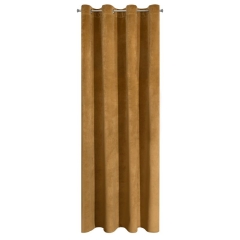 zasłona MIĘCIUTKI WELWET kółka140X250 CM ZŁOTY