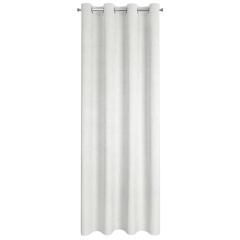 ZASŁONA TŁOCZONA WELUR VELVET 140X250 CM BIAŁA