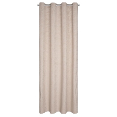 ZASŁONA NA PRZELOTKACH WELUR VELVET 140X250 BEŻOWA