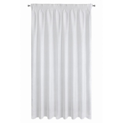 FIRANA FIRANKA GŁADKA NA TAŚMIE 350X250 CM BIAŁA