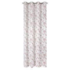 FIRANA FIRANKA PRZELOTKI KWIATY 40X250 CM BEŻOWA
