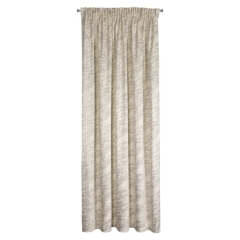 ZASŁONA MARMUR WELUR VELVET TAŚMA 140X270 KREMOWA