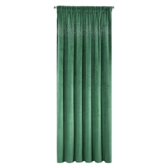 ZASŁONA GOTOWA AURORA NA TAŚMIE 140X270 CM ZIELONY