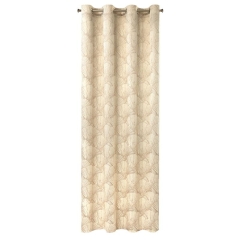 ZASŁONA WELUR VELVET PRZELOTKI 140X250 KREMOWA