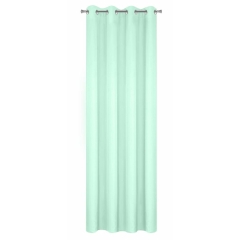 Matowa zasłona jednokolorowa 140x250 jasna mięta