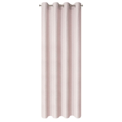 boho ZASŁONA O STRUKTURZE PŁÓTNA RÓŻOWA