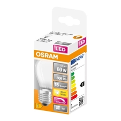 Żarówka LED Osram P60 E27 806 lm 2700 K mleczna DIM