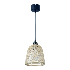 Lampa wisząca GoodHome Calume 1 x 60 W E27 18 cm bambus