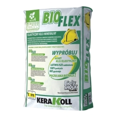 Klej do płytek Bioflex biały 25 kg
