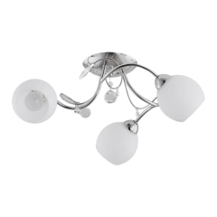Lampa wisząca Livia 3 x E14 chrom