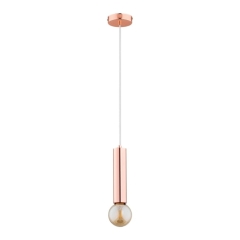 Lampa wisząca Alfa Jazz 1-punktowa E27 miedź