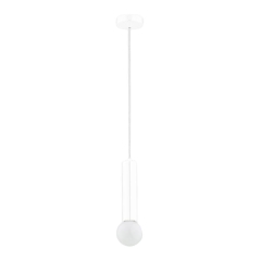 Lampa wisząca Alfa Jazz 1-punktowa E27 biała
