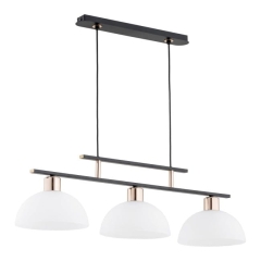 Lampa wisząca Alfa Etiuda 3-punktowa E27 czarna
