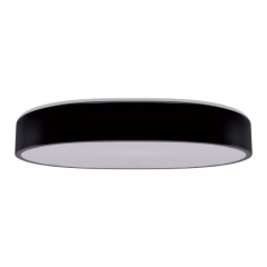 Plafon LED Struhm Totem okrągły 48 W 4000 K czarny