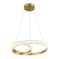 Lampa wisząca Auxerre 2880 lm 4000 K złota