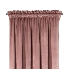 Zasłona Rosa 135 x 300 cm ciemnoróżowa
