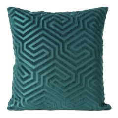 Poduszka Inga 40 x 40 cm ciemnoturkusowa