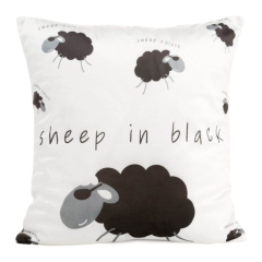 Poduszka Kids 45 x 45 cm biała / czarna