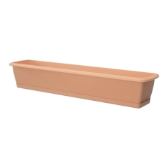 Skrzynka plastikowa z uchwytem Respana 60 cm terakota