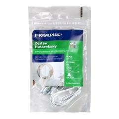 Zestaw huśtawkowy Rawlplug sufitowy dwupunktowy