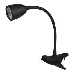 Lampa biurkowa LED Dpm z klipsem 230 lm czarna