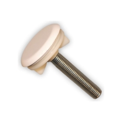 Korek zaślepiający umywalkowy biały