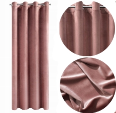 ZASŁONA PÓŁZACIEMNIAJĄCA KÓŁKA WELUROWA WELWET VELVET AKSAMITNA GŁADKA