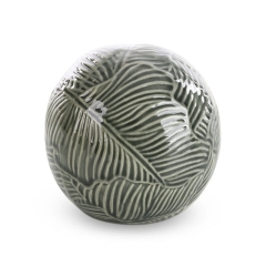 Kula Dekoracyjna Dara 10 x 9 cm Turkusowa 2 szt.