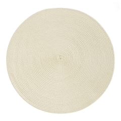 Podkładka na stół mata JUDY śr. 38cm Beżowa 6szt