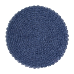 Podkładka na stół mata bohośr. 38cm Granatowa 6szt