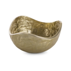 Misa Dekoracyjna Pedro 17 x 17 x 9 cm Złota 2 szt.