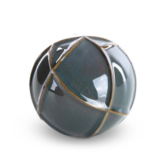 Kula Dekoracyjna Teo 10 x 9 cm Turkusowa 2 szt.