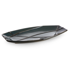 Patera Dekoracyjna Teo  41 x 20 x 3 cm Turkusowa 2 szt.