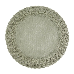 Podkładka na stół mata bohośr. 38cm Zielona 6szt