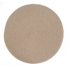 Podkładka na stół mata boho śr. 38cm Naturalna 6szt