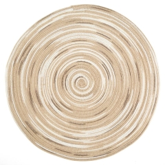 Podkładka na stół mata boho śr. 38cm Beżowa 6szt