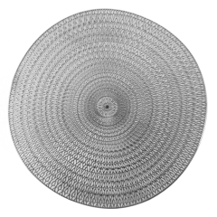 Podkładka na stół mata ROMI śr. 38cm Szara 6szt