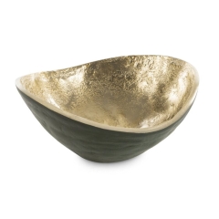 Misa Dekoracyjna Pedro 16 x 16 x 8 cm Ciemnozielona 2 szt.