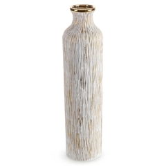 WAZON DEKORACYJNY ANISA 12X50 CM BIAŁY