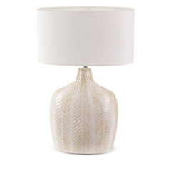 LAMPA DEKORACYJNA LIZA 38X18X58 CM KREMOWY