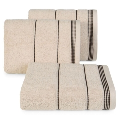 RĘCZNIK Kąpielowy Frotte 50X90 CM BEŻOWY
